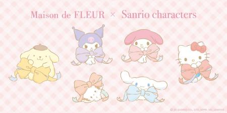 サンリオの人気キャラクターがMaison de FLEURに大集