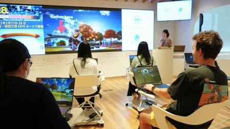 阪南大学の留学生が「防災メタバース」を体験