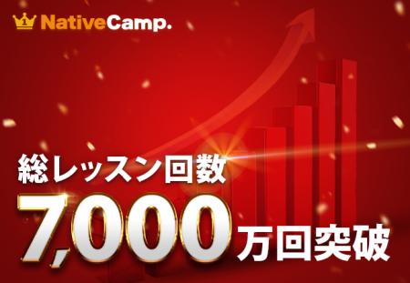 【会員数No.1】ネイティブキャンプ　累計7,000万回の