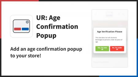 【海外向け】EC アプリ「UR: Age Verification Popup