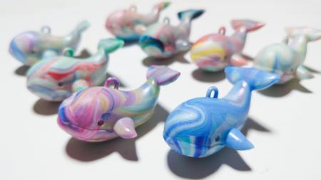 “海を想う”クジラ型キーホルダー「The Whale」～世界
