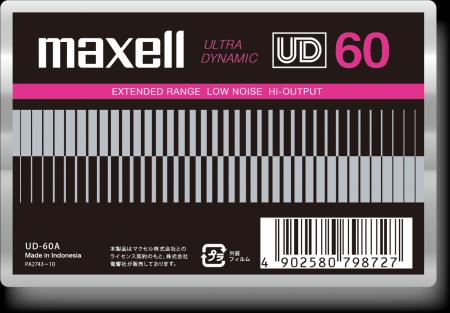 1970～80 年代のマクセル「UD」シリーズデザインをオ