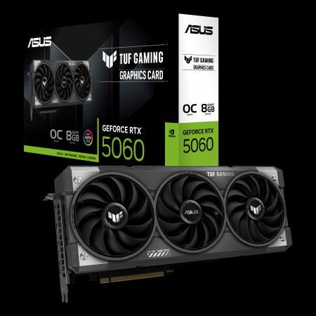 ASUSより、NVIDIA(R) GeForce RTX(TM) 5060 8GBを搭載