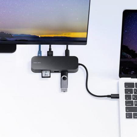 コスパに優れたエントリーモデル！8-in-1の高機能USB-