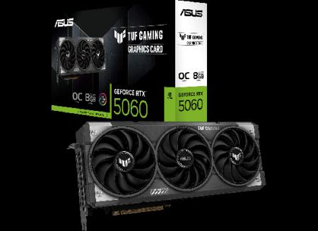 ASUSから、GeForce RTX 5060 搭載グラフィックボード