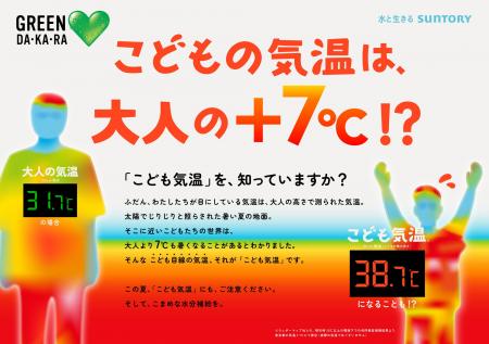 【５月より「こども気温」啓発始動】実は、子どもは“