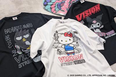 ハローキティ、クロミ、バッドばつ丸とストリートブラ