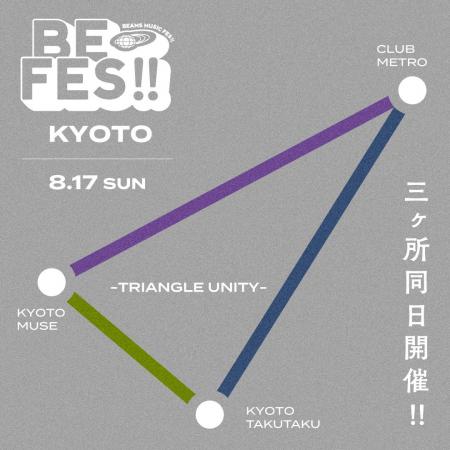 ビームスが主催する音楽フェスティバル『BE FES!!』が