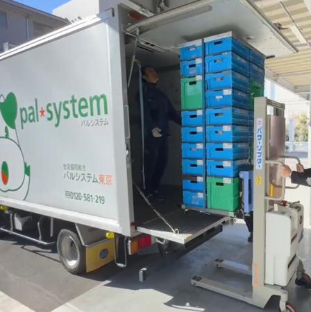ラストワンマイルの作業負担を軽減　グループ初の電動