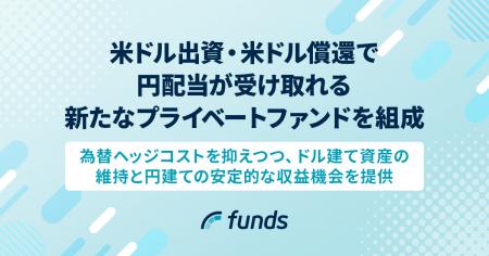 Funds、米ドル出資・米ドル償還で円配当が受け取れる