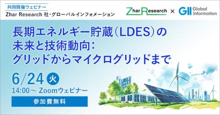 【6月24日開催｜無料ウェビナー】長期エネルギー貯蔵