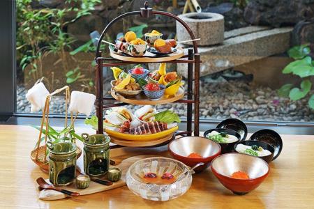 和食料理人による創作スイーツ＆セイボリーが楽しめる