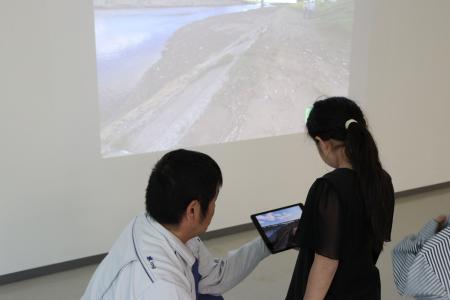 VRを用いた水処理施設見学／栃木県壬生町立安塚小学校