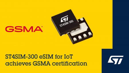 STマイクロエレクトロニクス、IoT向けeSIM「ST4SIM-30
