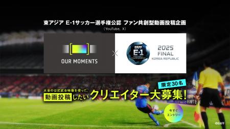 東アジアE-1サッカー選手権公認 ファン共創型動画プロ