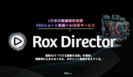 AIがSNS動画の台本・構成・演出を分析・スコア化｜Rox