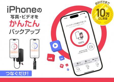 支持されて10万超DLの「写真バックアップ」アプリがア
