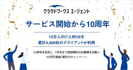 「クラウドワークス エージェント」サービス開始から1