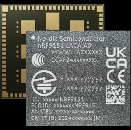 Nordic SemiconductorのセルラーIoTモジュール nRF915