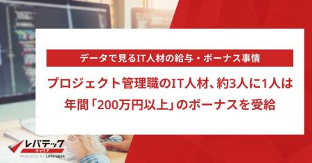 プロジェクト管理職のIT人材、約3人に1人は年間「200