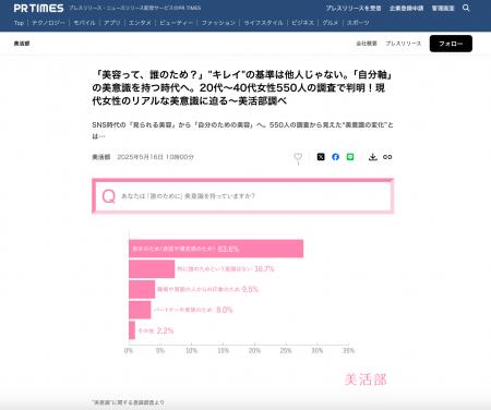 AIインフルエンサー“部長ミライ”がナビゲート！美容コ