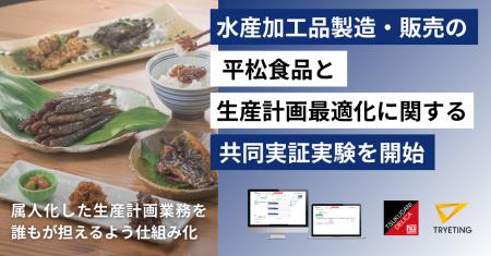 製造・販売業における生産計画をAIで最適化｜トライエ