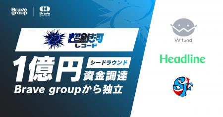 超銀河レコード、シードラウンドとして1億円の資金調