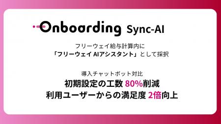 フリーウェイ給与計算、「Onboarding Sync-AI」を導入