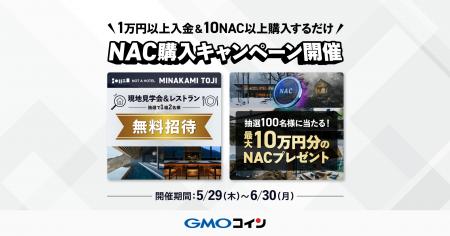 GMOコイン：NOT A HOTEL COIN（NAC）購入キャンペーン