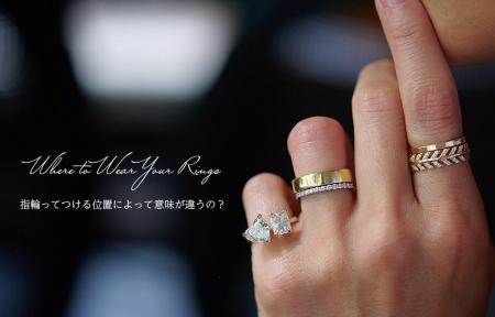 【東京ジュエリーインデックス】指輪ってつける位置に