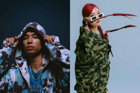 A BATHING APE(R)より、HIPHOPにフィーチャーしたLOOK