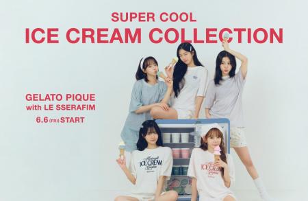 【gelato pique(ジェラート ピケ)】「LE SSERAFIM(ル