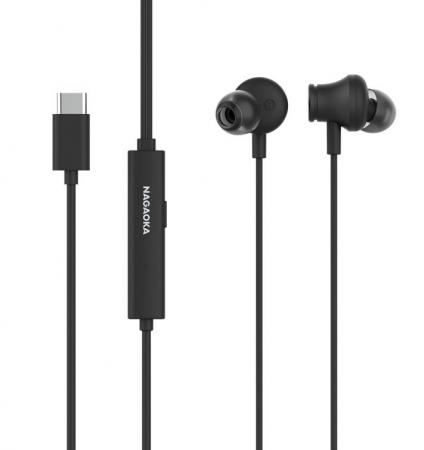 ナガオカ　ANC搭載 USB TYPE-Cイヤホン「NTYPEC02」発