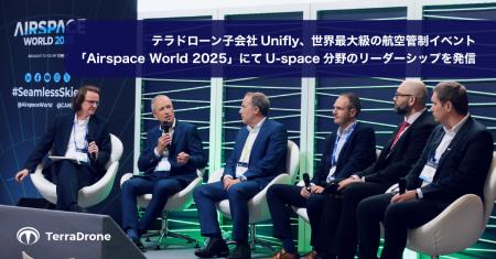 テラドローン子会社Unifly、次世代航空技術に関する欧