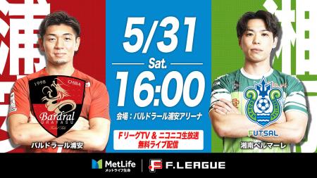 【ＦリーグTV × ニコニコ生放送】開幕戦 5月31日（土