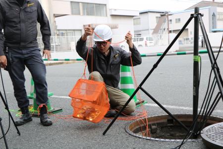 全国初（*1）となるIBIS2を活用した「下水道管路の全