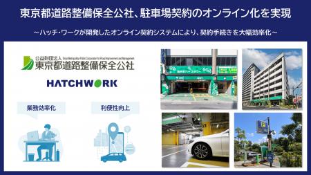 東京都道路整備保全公社、駐車場契約のオンライン化を