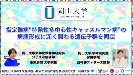 【岡山大学】指定難病“特発性多中心性キャッスルマン