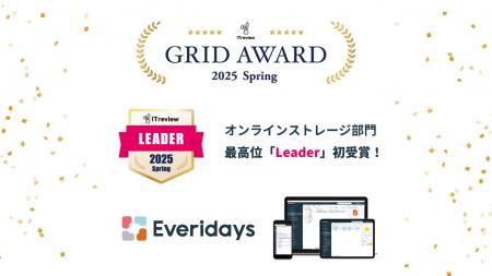 「Everidays」が「ITreview Grid Award 2025 Spring」