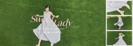 村上愛花が着こなす、Olu.夏の新作”Sweet Lady Fashio