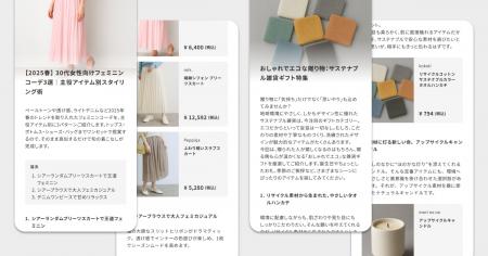 EC上の商品情報から画像入りの販促記事を最短3分で自