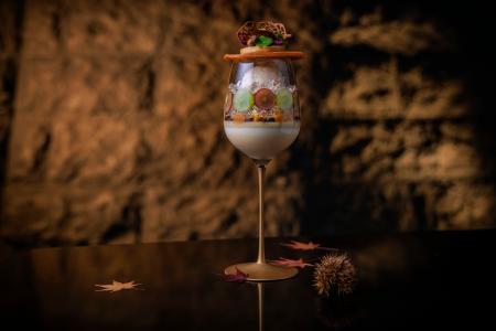 【星のや軽井沢】オリジナルの日本酒と栗やシャインマ
