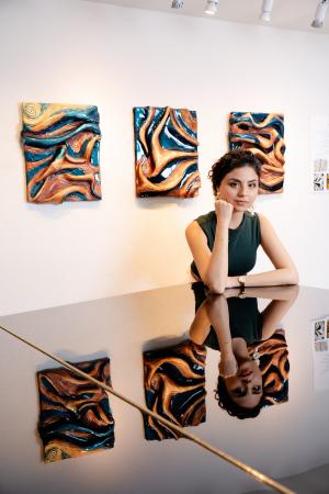 エルサルバドルの女性アーティストが東京広尾にて個展