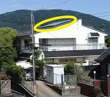奈良県生駒市萩の台住宅地自治会館に設置した太陽光パ