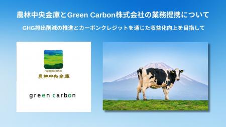 Green Carbon株式会社と農林中央金庫の業務提携につい