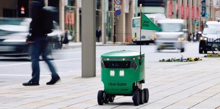 Uber Eatsのデリバリーロボット、ローソンから配達開