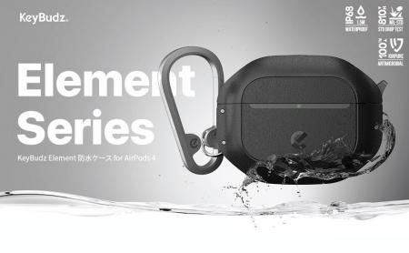 KeyBudz、AirPods 4を守り抜くタフケース「Element 防