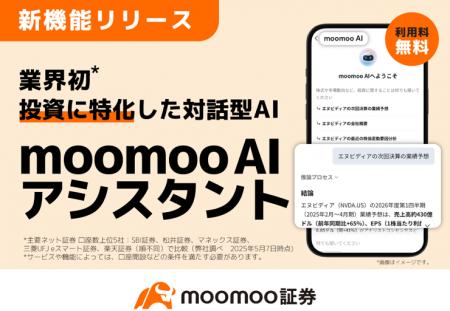 業界初※投資に特化した対話型moomoo AIが登場ーmoomoo