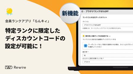 特定ランクに限定したディスカウントの設定が可能に！