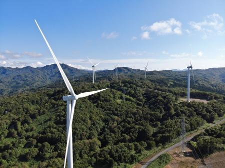 上ノ国第三風力発電所の建設工事を開始しました